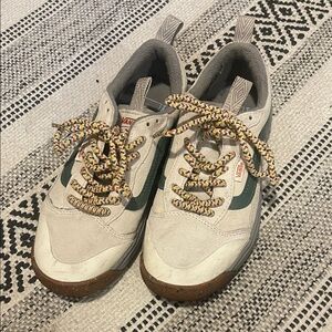 Vans Kids Sneakers - Cream and Green